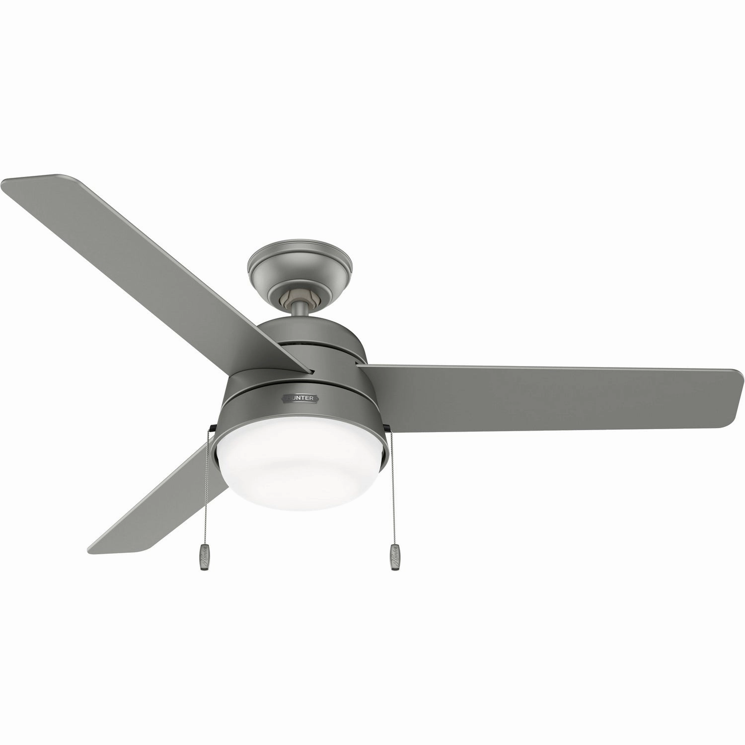 Aker 52"Ceiling Fan Matte Silver versatile medium fans for any space