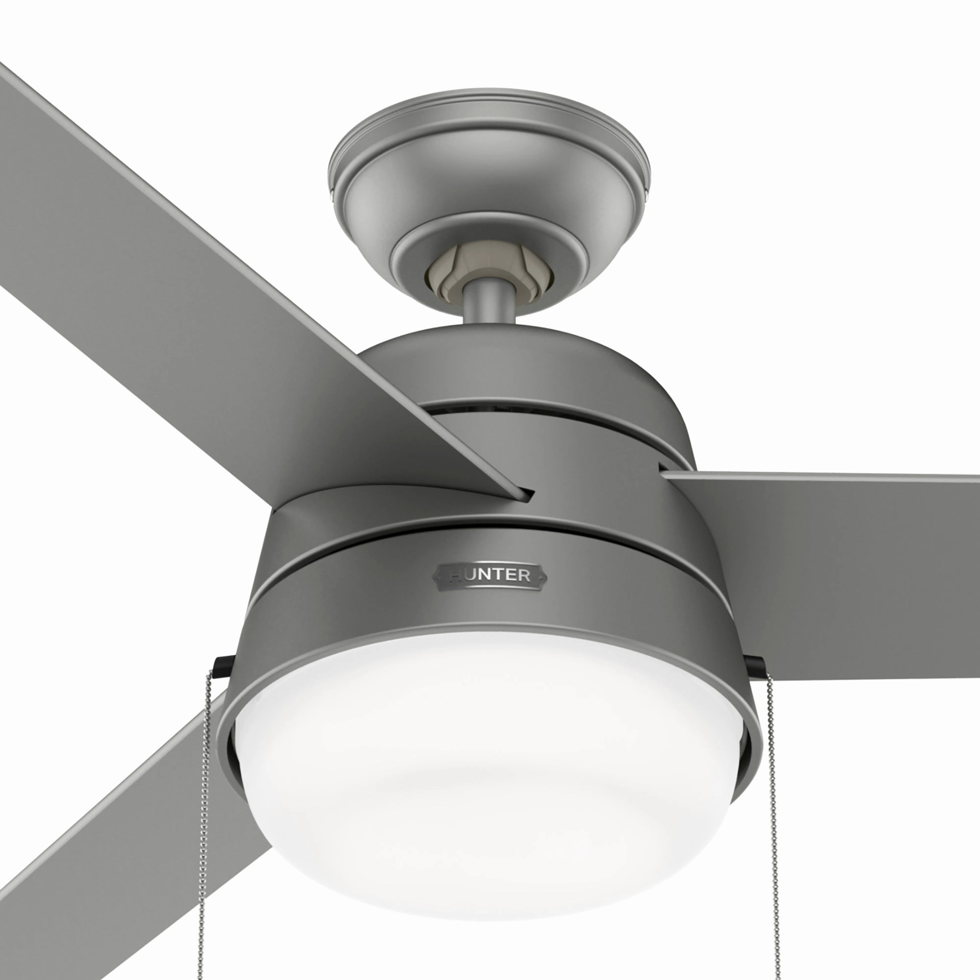 Aker 52"Ceiling Fan Matte Silver