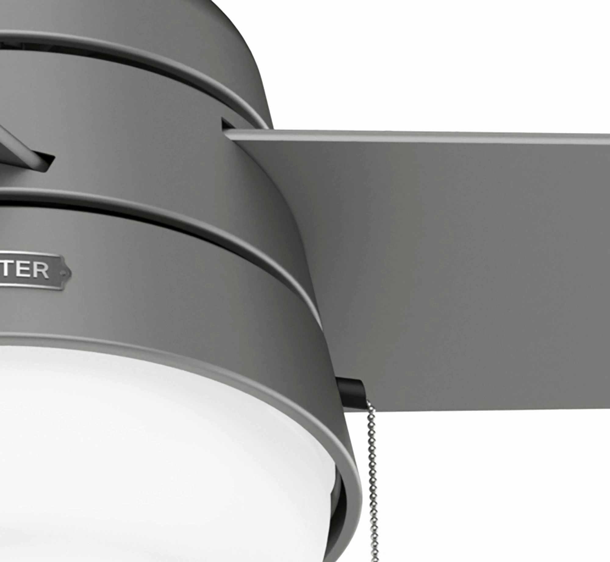 Aker 52"Ceiling Fan Matte Silver