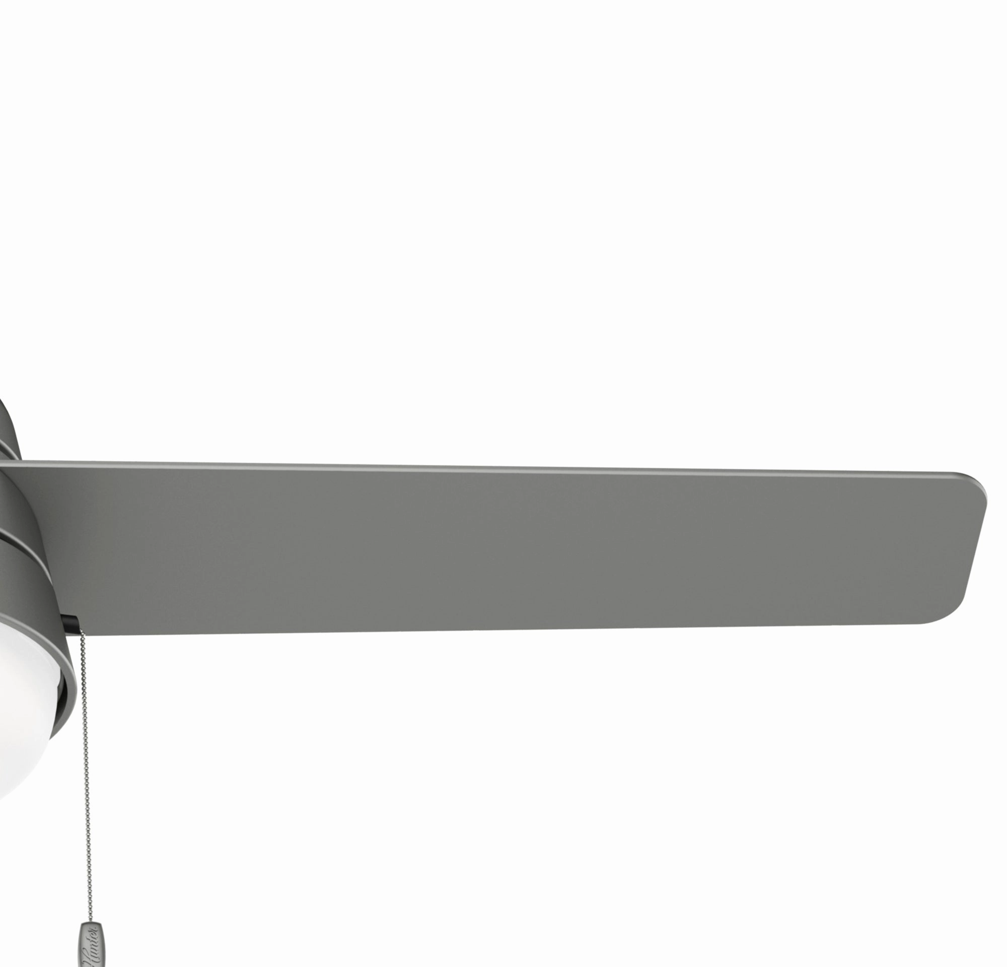 Aker 52"Ceiling Fan Matte Silver