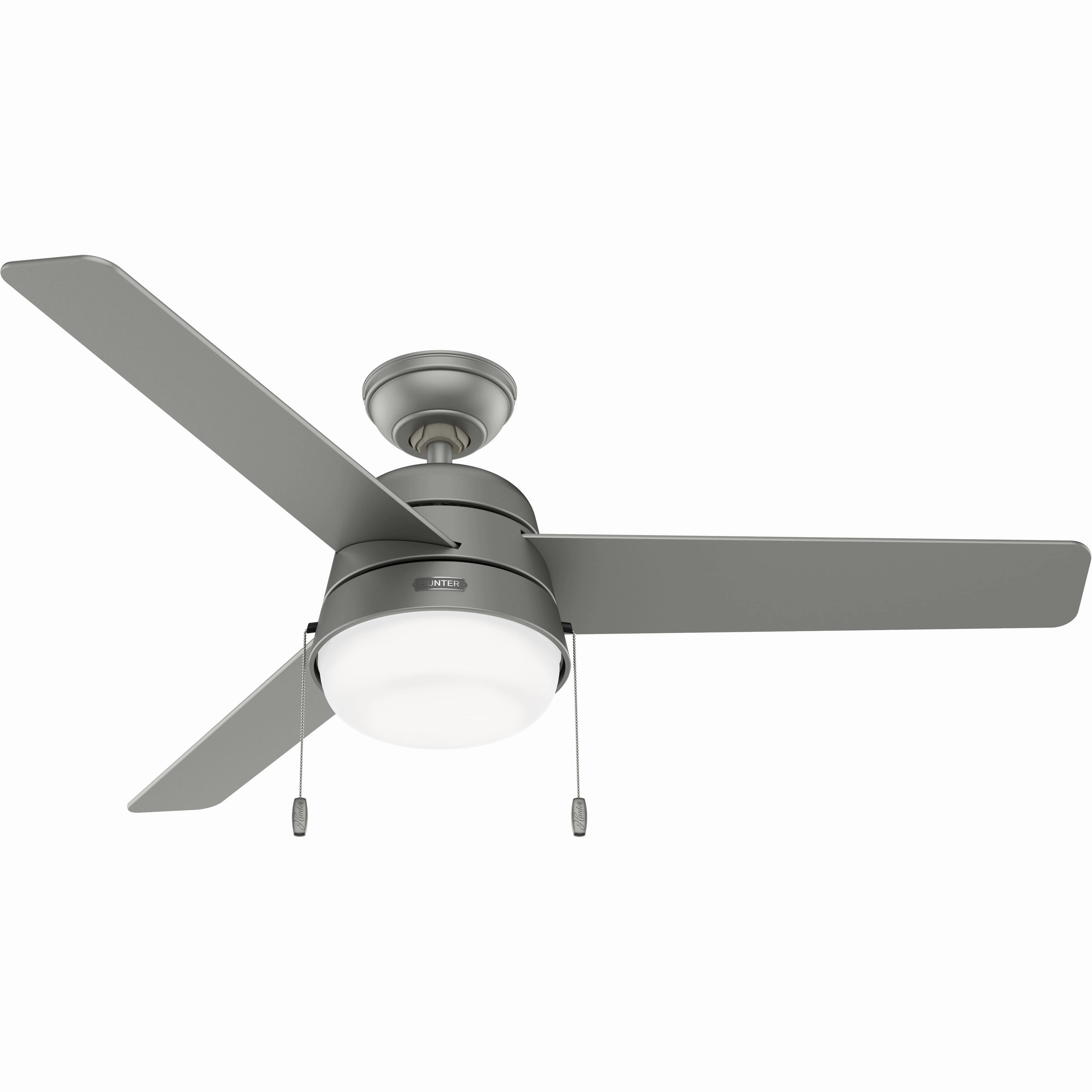 Aker 52"Ceiling Fan Matte Silver