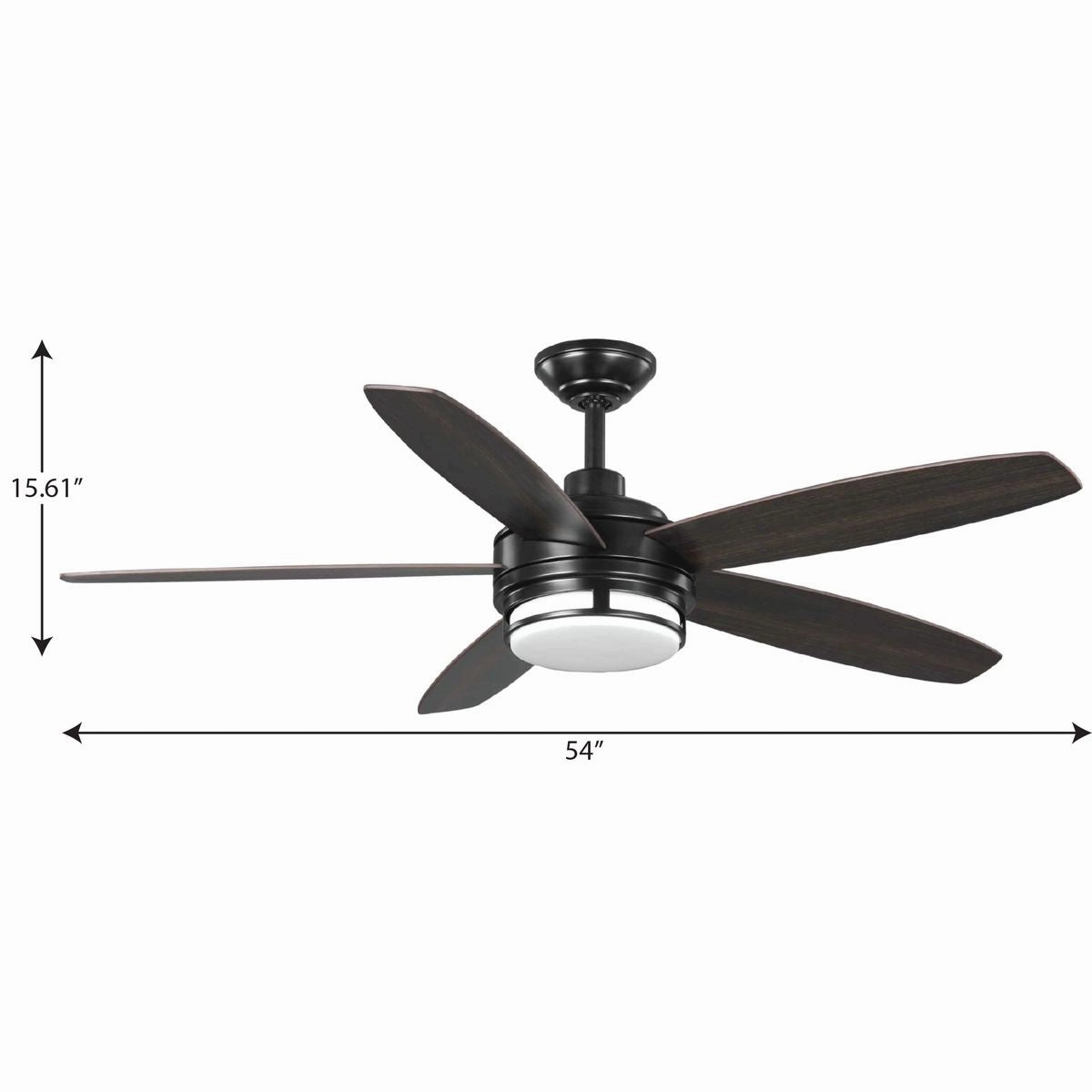 Albin 54"Ceiling Fan Black