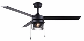 Alder 52"Ceiling Fan Matte Black portable electric fans for dorm rooms