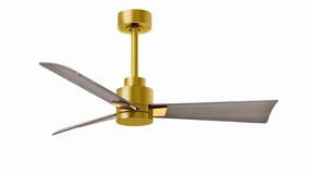 Alessandra 42"Ceiling Fan Brushed Brass best small fans for home and travel