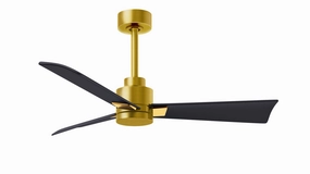 Alessandra 42"Ceiling Fan Brushed Brass outdoor exterior fans for patio cooling