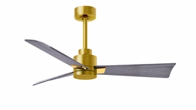 Alessandra 42"Ceiling Fan Brushed Brass best small fans for home and travel