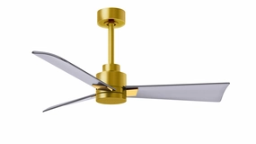 Alessandra 42"Ceiling Fan Brushed Brass best small fans for home and travel