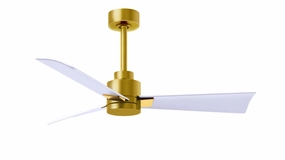 Alessandra 42"Ceiling Fan Brushed Brass outdoor exterior fans for patio cooling