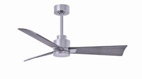 Alessandra 42"Ceiling Fan Brushed Nickel outdoor exterior fans for patio cooling
