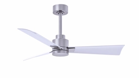 Alessandra 42"Ceiling Fan Brushed Nickel outdoor exterior fans for patio cooling