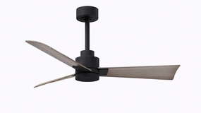 Alessandra 42"Ceiling Fan Matte Black outdoor exterior fans for patio cooling