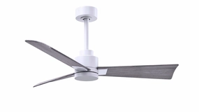 Alessandra 42"Ceiling Fan Matte White outdoor exterior fans for patio cooling