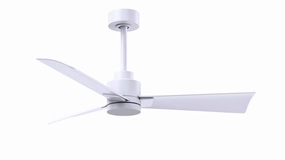 Alessandra 42"Ceiling Fan Matte White best small fans for home and travel