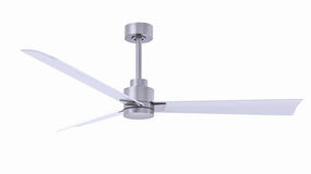 Alessandra 56"Ceiling Fan Brushed Nickel outdoor exterior fans for patio cooling