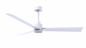 Alessandra 56"Ceiling Fan Matte White high-speed electric fans for better airflow
