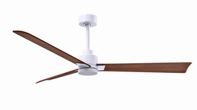 Alessandra 56"Ceiling Fan Matte White energy-efficient medium fans with remote