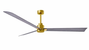 Alessandra 72"Ceiling Fan Brushed Brass outdoor exterior fans for patio cooling