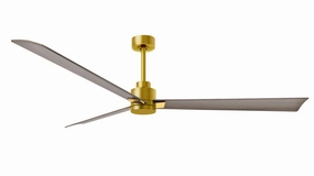 Alessandra 72"Ceiling Fan Brushed Brass outdoor exterior fans for patio cooling