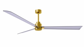 Alessandra 72"Ceiling Fan Brushed Brass outdoor exterior fans for patio cooling