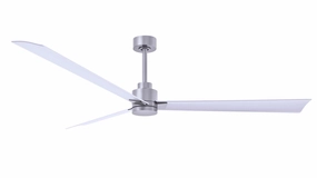 Alessandra 72"Ceiling Fan Brushed Nickel outdoor exterior fans for patio cooling