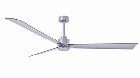 Alessandra 72"Ceiling Fan Brushed Nickel outdoor exterior fans for patio cooling