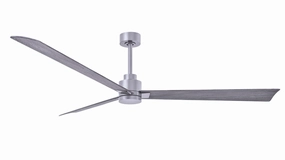 Alessandra 72"Ceiling Fan Brushed Nickel outdoor exterior fans for patio cooling