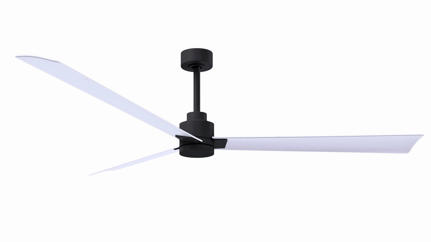 Alessandra 72"Ceiling Fan Matte Black outdoor exterior fans for patio cooling