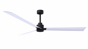 Alessandra 72"Ceiling Fan Matte Black outdoor exterior fans for patio cooling