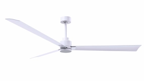 Alessandra 72"Ceiling Fan Matte White oscillating medium fans with strong airflow