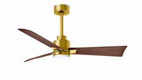 Alessandra - LK 42"Ceiling Fan Brushed Brass best small fans for home and travel