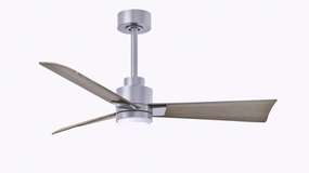Alessandra - LK 42"Ceiling Fan Brushed Nickel best small fans for home and travel