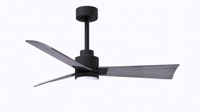 Alessandra - LK 42"Ceiling Fan Matte Black oscillating electric fans for full room circulation