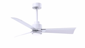 Alessandra - LK 42"Ceiling Fan Matte White best small fans for home and travel