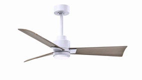 Alessandra - LK 42"Ceiling Fan Matte White best small fans for home and travel