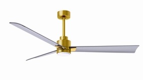 Alessandra - LK 56"Ceiling Fan Brushed Brass affordable medium fans for summer