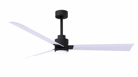 Alessandra - LK 56"Ceiling Fan Matte Black lightweight fans for moving around easily