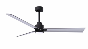 Alessandra - LK 56"Ceiling Fan Matte Black compact medium fans for desks and counters