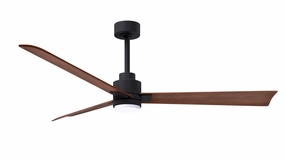 Alessandra - LK 56"Ceiling Fan Matte Black medium electric fans for multi-room use