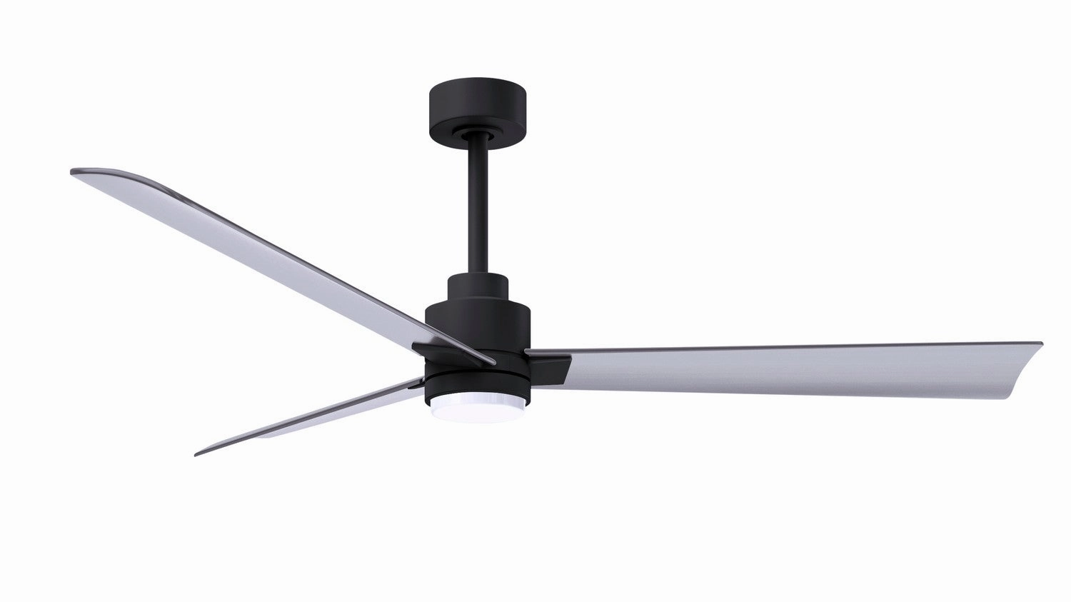 Alessandra - LK 56"Ceiling Fan Matte Black compact medium fans for desks and counters