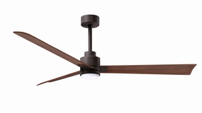 Alessandra - LK 56"Ceiling Fan Textured Bronze whisper-quiet fans for bedrooms and offices