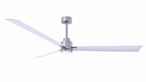 Alessandra - LK 72"Ceiling Fan Brushed Nickel energy-efficient medium fans with remote