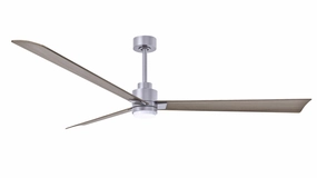 Alessandra - LK 72"Ceiling Fan Brushed Nickel oscillating electric fans for full room circulation