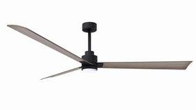 Alessandra - LK 72"Ceiling Fan Matte Black oscillating medium fans with strong airflow