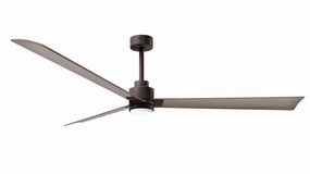 Alessandra - LK 72"Ceiling Fan Textured Bronze lightweight fans for moving around easily