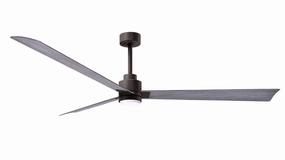 Alessandra - LK 72"Ceiling Fan Textured Bronze low-noise fans for peaceful environments