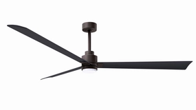 Alessandra - LK 72"Ceiling Fan Textured Bronze home fans with built-in timer settings