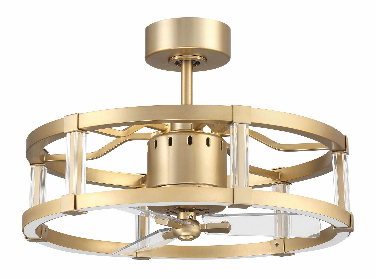 Alexis 18"Ceiling Fan Satin Brass affordable cooling fans for summer