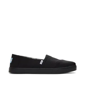 Alpargata Cupsole All Black Heritage Canvas Slip-On Sneaker