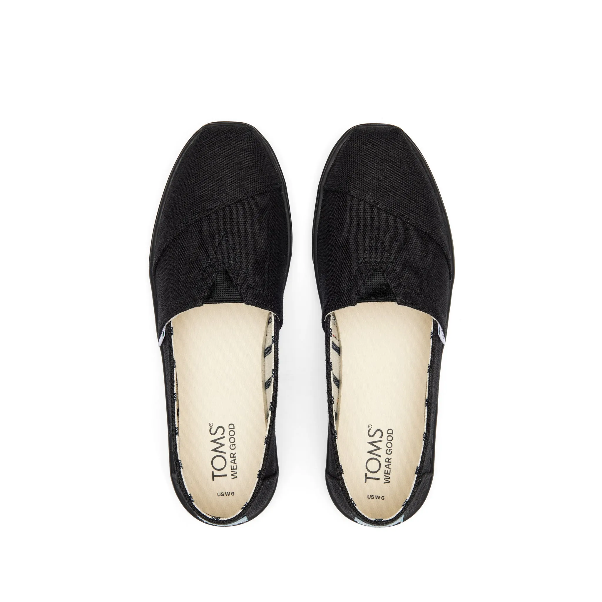 Alpargata Cupsole All Black Heritage Canvas Slip-On Sneaker