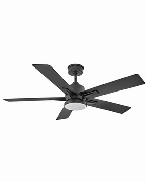 Alta 52"Ceiling Fan Matte Black compact medium fans for desks and counters